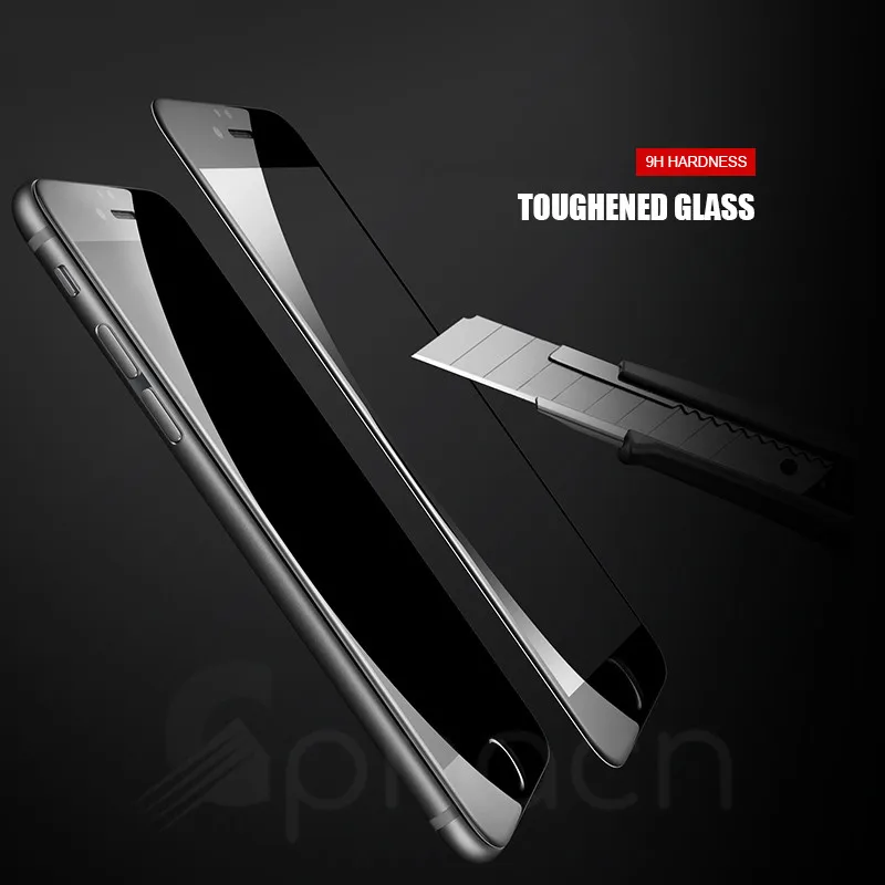 9D Мягкий край Полное покрытие из закаленного стекла на iPhone 7 8 6 6S Plus Защитное стекло для iPhone X XR XS Max Пленка чехол