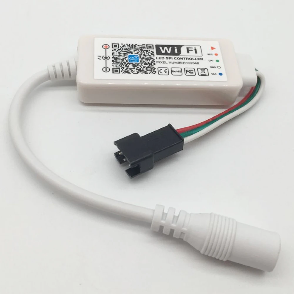 DC 5V 12-24V волшебный домашний светодиодный контроллер Wi-Fi iOS под управлением Android Smart Alexa Google Assistant для WS2811 SK6812 WS2812B Светодиодная лента