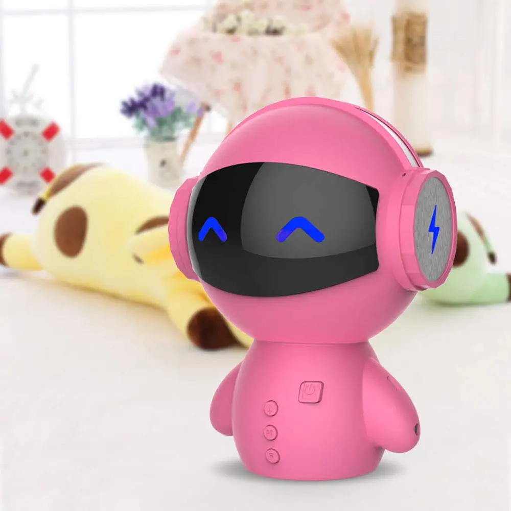 

Two in one Intelligent Stereo Robot Bluetooth Speaker Hands-free Call Robot Speaker Power Bank Robot bluetooth speaker