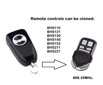 

868mhz fixed code remote for BHS121 garage door remote control