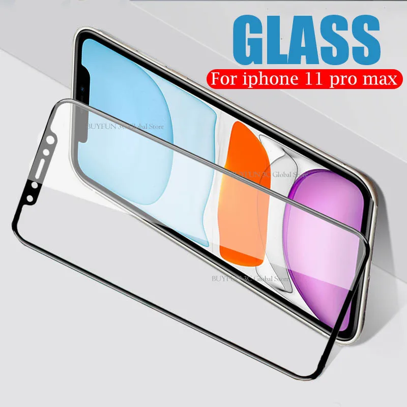 2 шт закаленное стекло для iphone 11 3D протектор экрана для apple iphone 11 pro max Защитная стеклянная пленка 11pro 11promax iphone 11