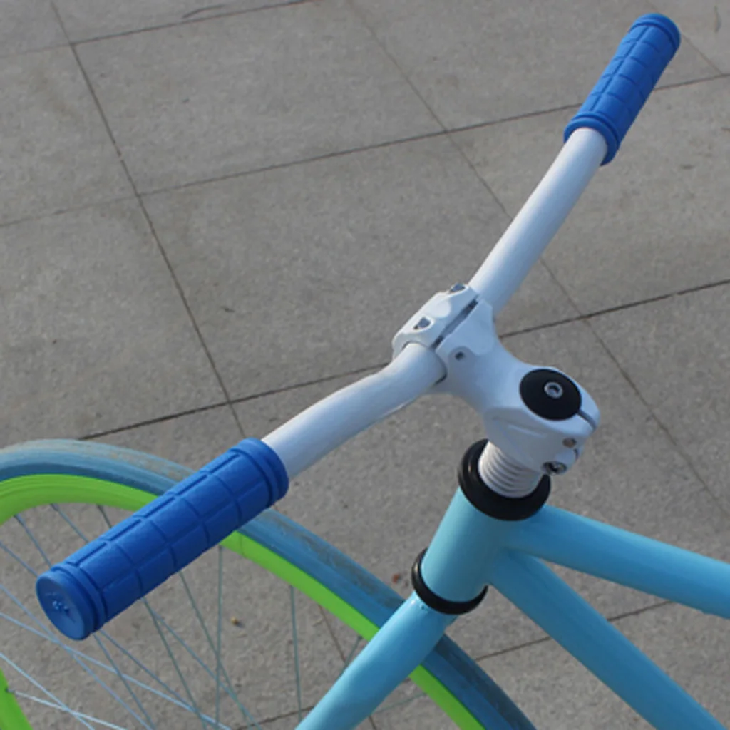 Bike Handlebar Grip Rubber Bicycle Overgrip BMX Mountain Road Cycle Sleeve for Handlebar w/ Diameter 22.2mm