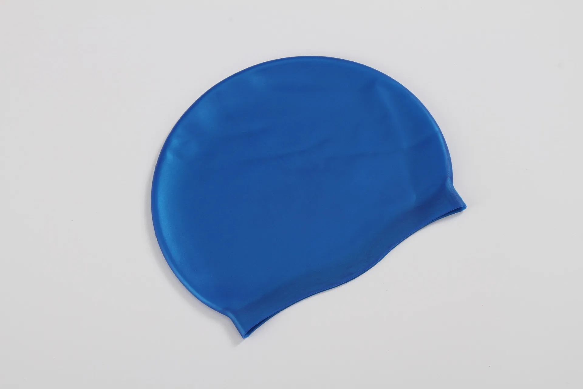 Royal Blue Шапочки для плавания высокоэластичные прочные унисекс спортивные силиконовые гелевые женские мужские шапочки для купания синие темно-синие однотонные разноцветные - Цвет: Royal Blue