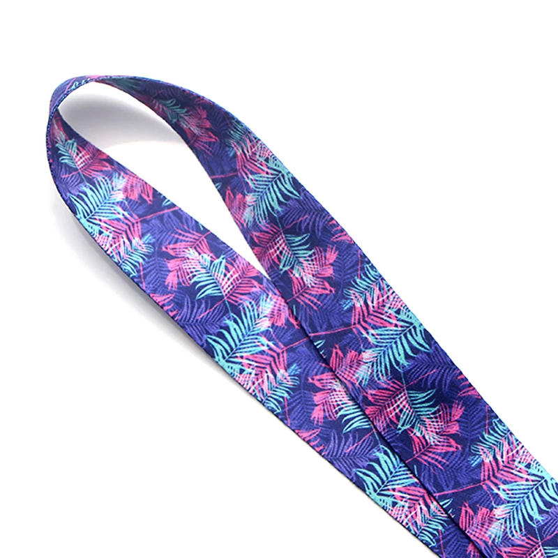 PC204 Модные фиолетовые листья брелок бейдж со шнурком ID Lanyards/Мобильный телефон Веревка/ключ нашейные ремешки Ремешки