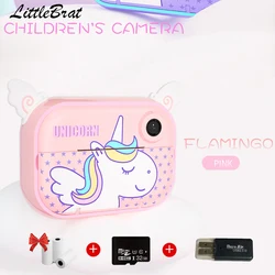 Appareil Photo instantané pour enfants, 1080P, appareil Photo numérique, jouets pour filles et garçons, cadeaux d'anniversaire 