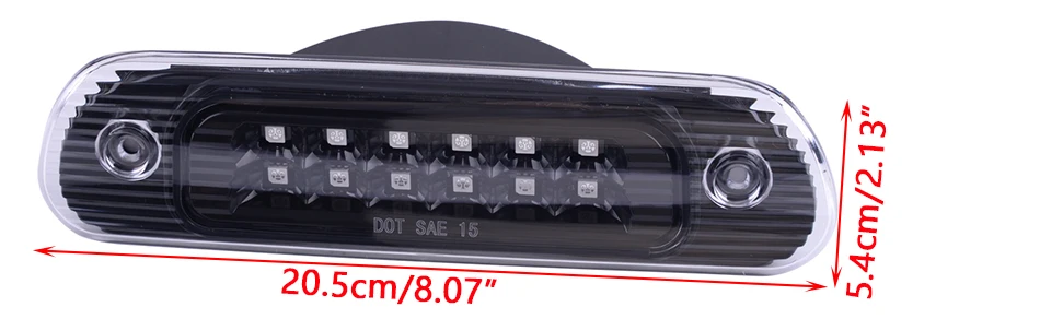 DWCX 12 светодиодный задний 3rd стоп светильник LED High Mount обратный груз стоп-сигнала подходит для Jeep Grand Cherokee 1999-2001 2002 2003 2004