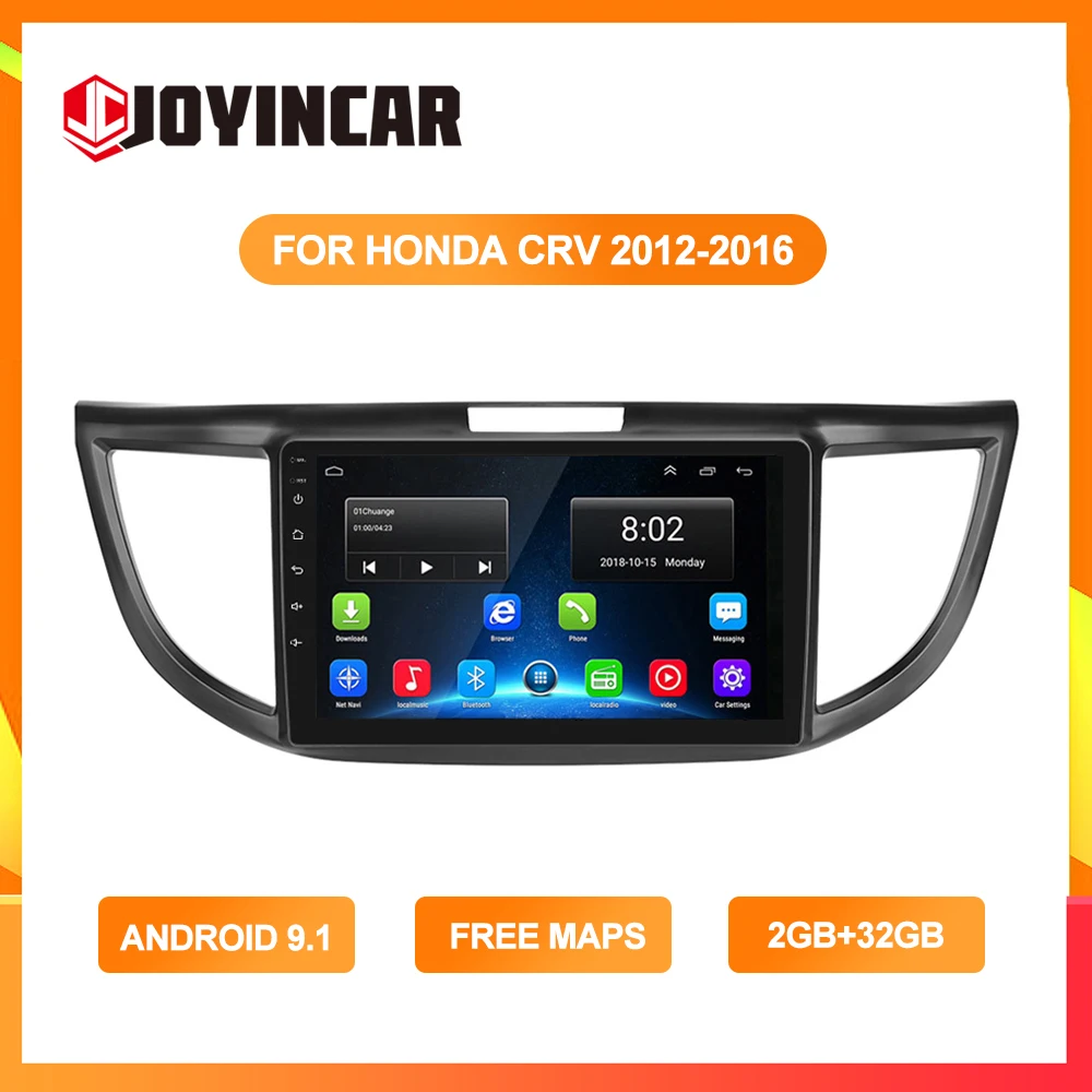 Android 10 1 2din автомобильное радио аудио для Honda CRV 2012-2016 Авто Стерео навигация GPS