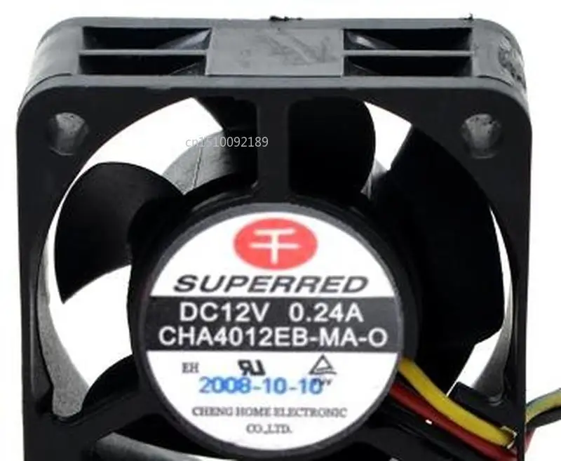 Для SUPERRED CHA4012EB-MA-O 12V 0.24A 4020 4 см шариковый вентилятор
