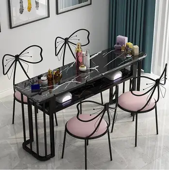 

Manicure table and chair set net celebrity nordic manicure table simple and economical single small double manicure table
