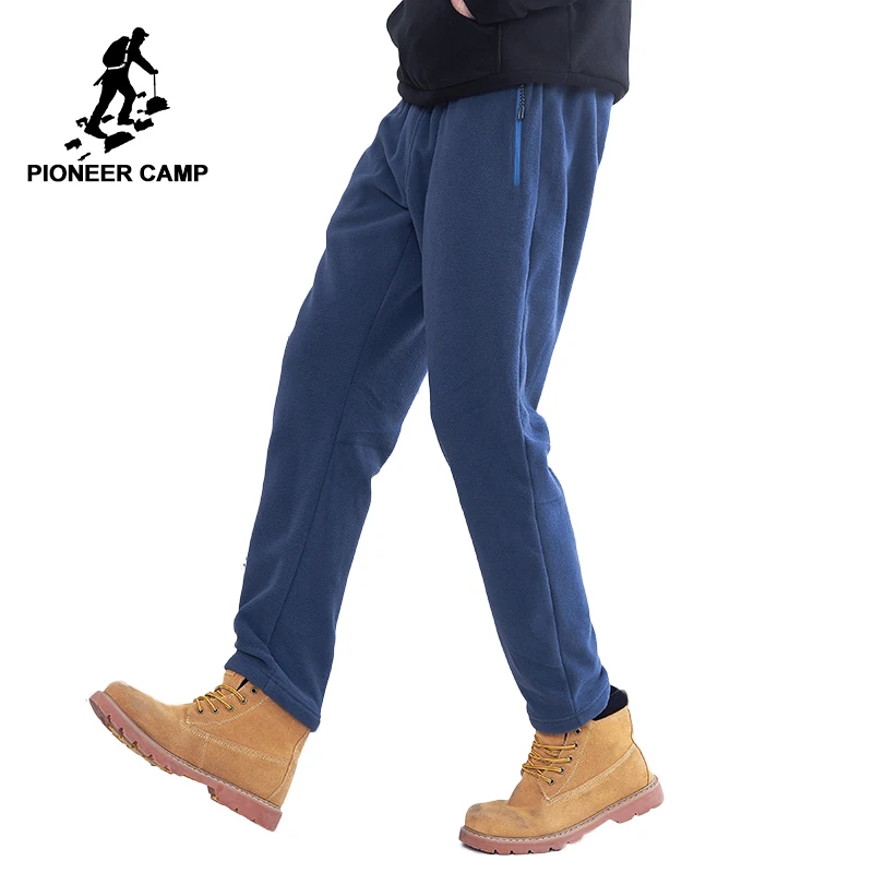 Pioneer Camp размер США флисовые теплые штаны Мужская брендовая одежда однотонные