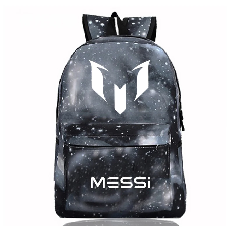 Высококачественный школьный рюкзак Messi, школьный рюкзак, модный рюкзак с новым рисунком для ноутбука, мужской и женский туристический рюкзак