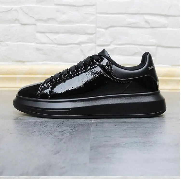 Zapatillas de plataforma blancas para mujer, Tenis femeninos informales, Mcqueens