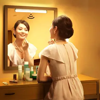 

Bathroom Mirror Light Makeup Light For Bedroom Motion Sensor LED Vanity Table Night Light Battery Powered Make up Vanity Lamp