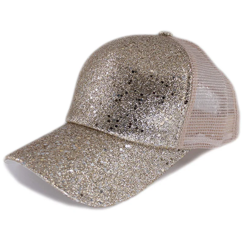 

New Brand Classic Baseball Cap Spring And Summer Fashion Sequins Snapback Girls Women Baseball Caps Fashion Hip Hop Hat