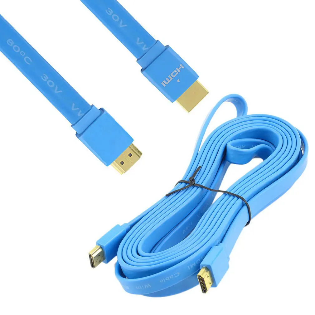 Профессиональный кабель HDMI 1,5 м/3 м/5 м позолоченный штекер 1080P 3D для HD тв компьютера Android tv кабель кабо HDM высшее качество