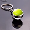 Glass Ball Keychain Tennis Keychain Football Baseball Volleyball Soccer Basketball Key Chains Ball Keyring Fashion Jewelry ► Photo 3/6