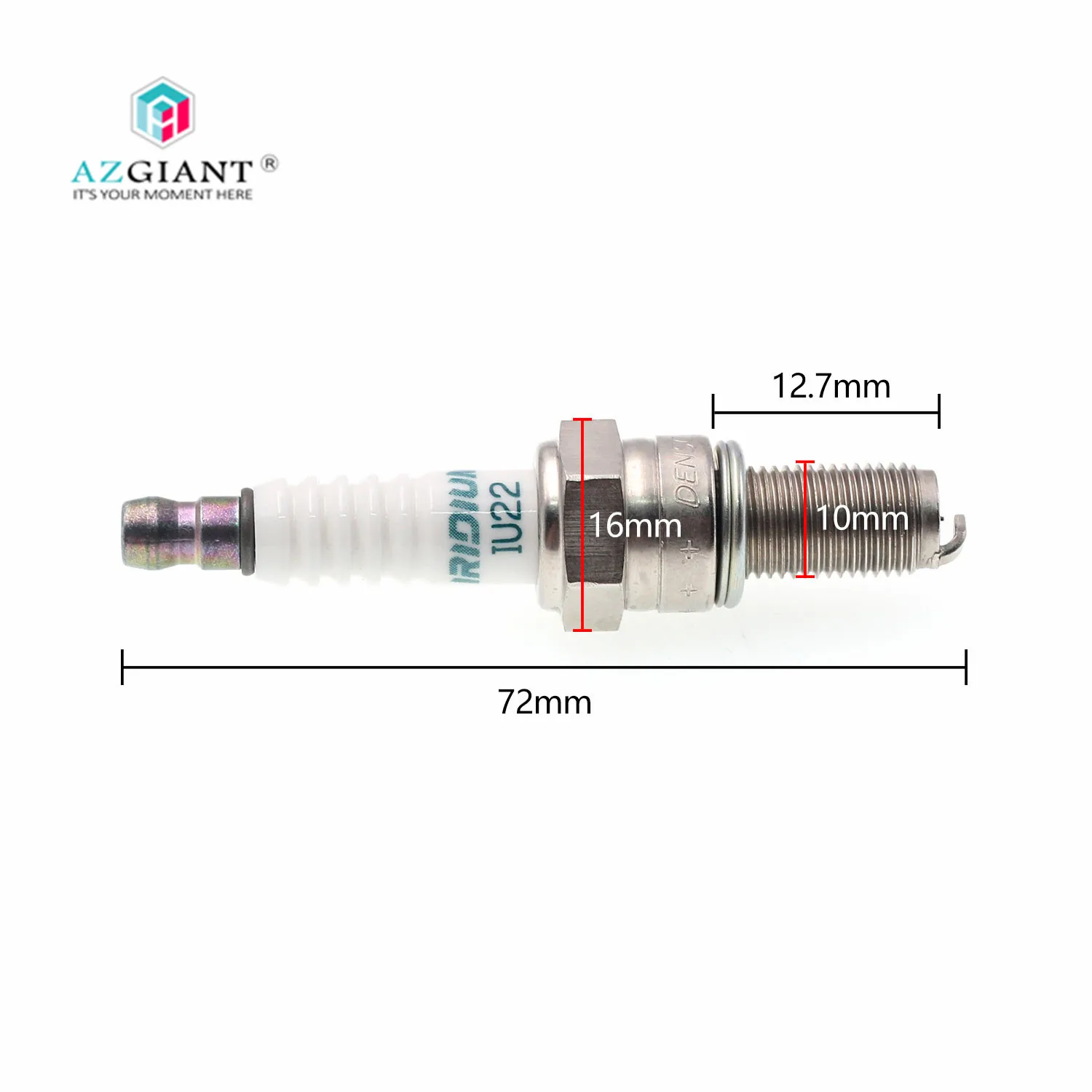 Для Денсо Запальные свечи мотоцикла свеча Iraurita штекер IU22 IU24 IUF22 IX24 600 GW250 для Хонда Сузуки Кавасаки Yamaha апулийских