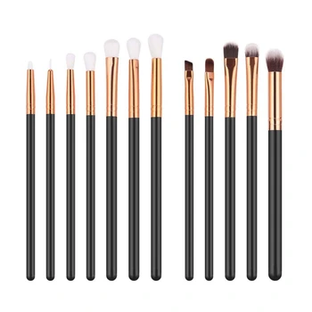 

12 Brown Gold Makeup Brush Set Beauty Tools/Eye Shadow Brush/Eye Brush