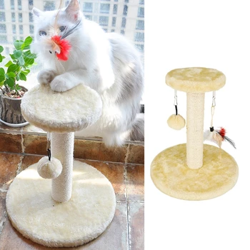 

1PC Cat Scratcher Cat Tree With Scratching Post And Tower Pet Scratcher Activity Center For Small Kittens with Toys