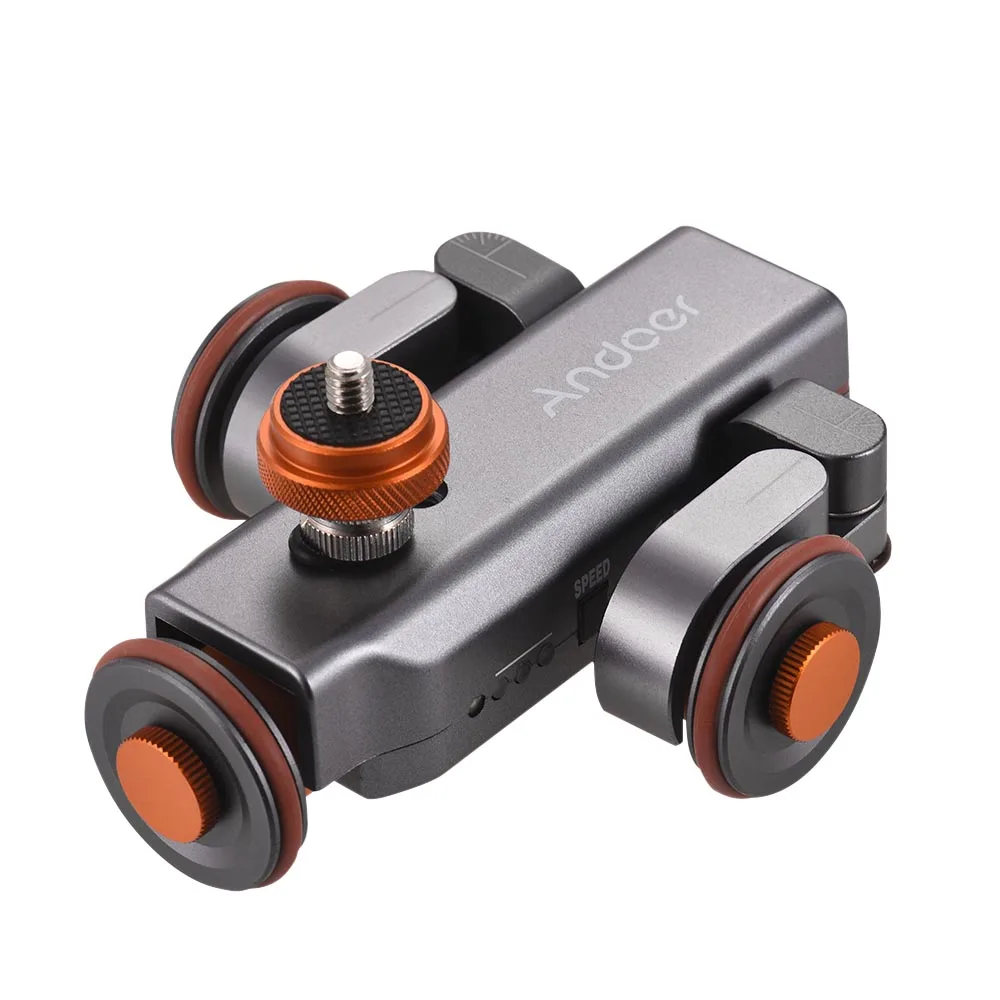 

Andoer L4 PRO Wireless Remote Control Mini Slider Skater for Camera Motorized Camera Video Dolly Electric Track Slider
