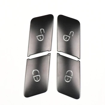 

Car Door Lock Buttons Sequins Unlock Decoration Sticker Cover Trim for Mercedes Benz a B C E Class GLA CLA GLK GLE CLS