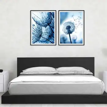 

Modern dandelion Wall Painting Canvas Unframed Wall Art Living Room Decoration Canvas Painting Wall Modern Home Decor