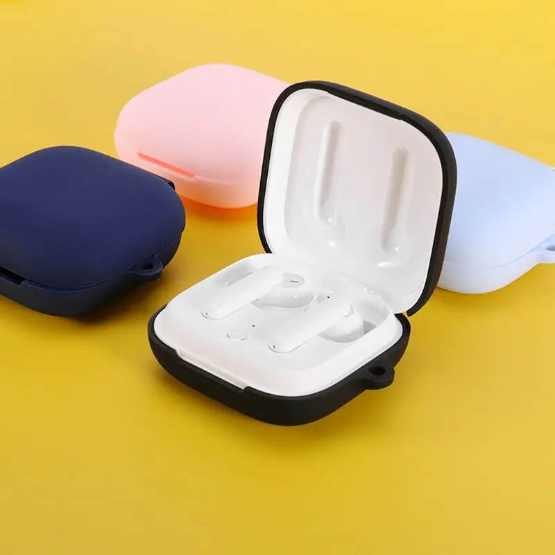 

Dustproof Silicone Protective Case Full Earphone Cover for OPPO ENCO W51 Wireless Bluetooth Earphones