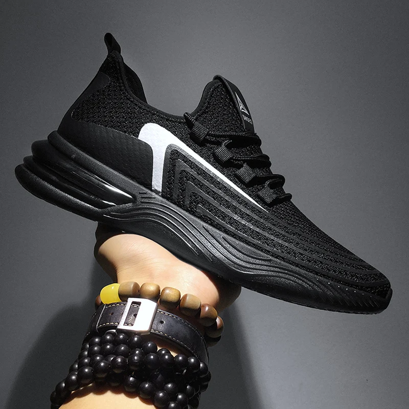 2020 New Spring Summer Flyknit Running Shoes Men Breathable Mesh Men Shoes Cushioning Sneakers Men Sport Shoes Zapatos Hombre