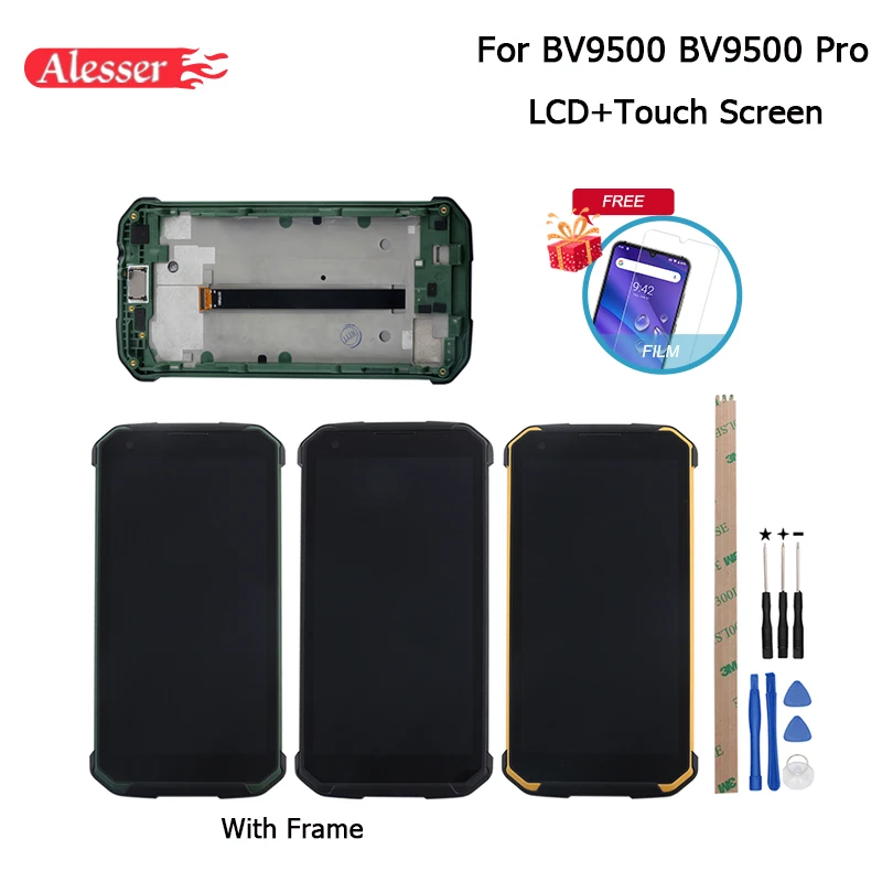 Для Blackview BV9500 Pro Bv9500 Plus ЖК дисплей и сенсорный экран 5 7 дюйма с рамкой + Инструменты