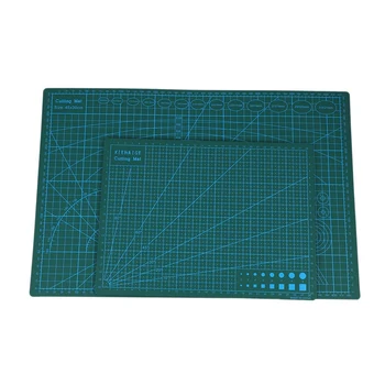 

2Pcs A3/A4 PVC Rectangle Grid Lines Cutting Mat Tool Double-Sided Cutting Pad Metric/Imperial for Paper Card Fabric Crafts (45cm