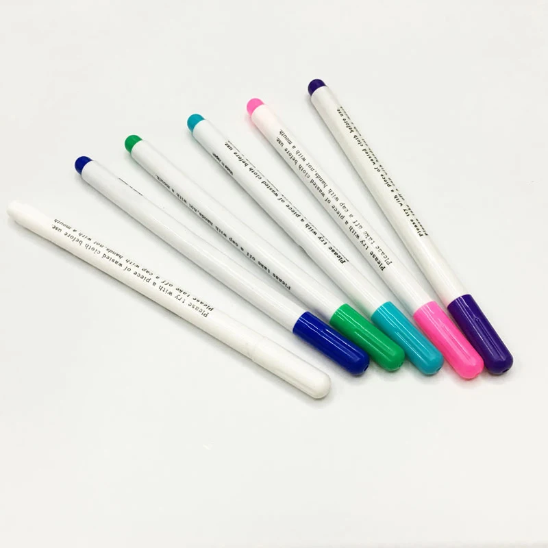 

12 Pcs Fabric Marker Sewing Tools Accessory DIY Needlework Water Erasable Pens Crop Draw Water Soluble