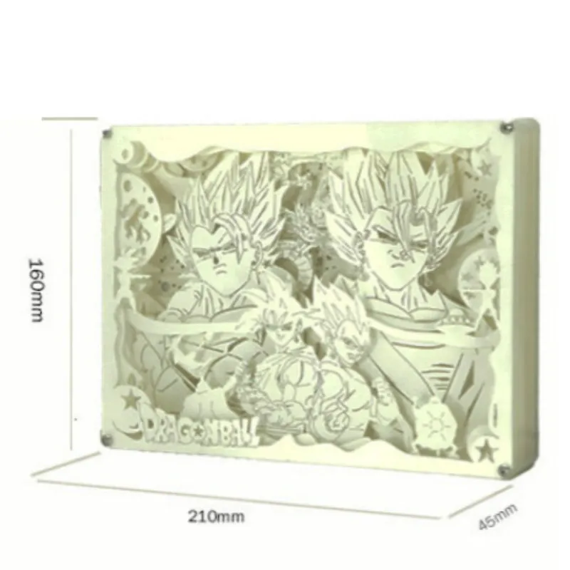 Новинка ночник Totoro атмосферная лампа для резьбы по бумаге 3D декоративная с