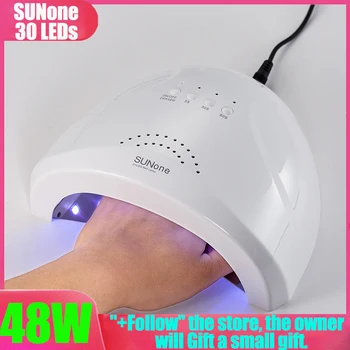

Brand 48W/24W Lamp For Nails SUN one UV Lamp Nail Dryer Manicure Gel Varnish Drying For Nail Gel Polish Curing Lamp For Manicure