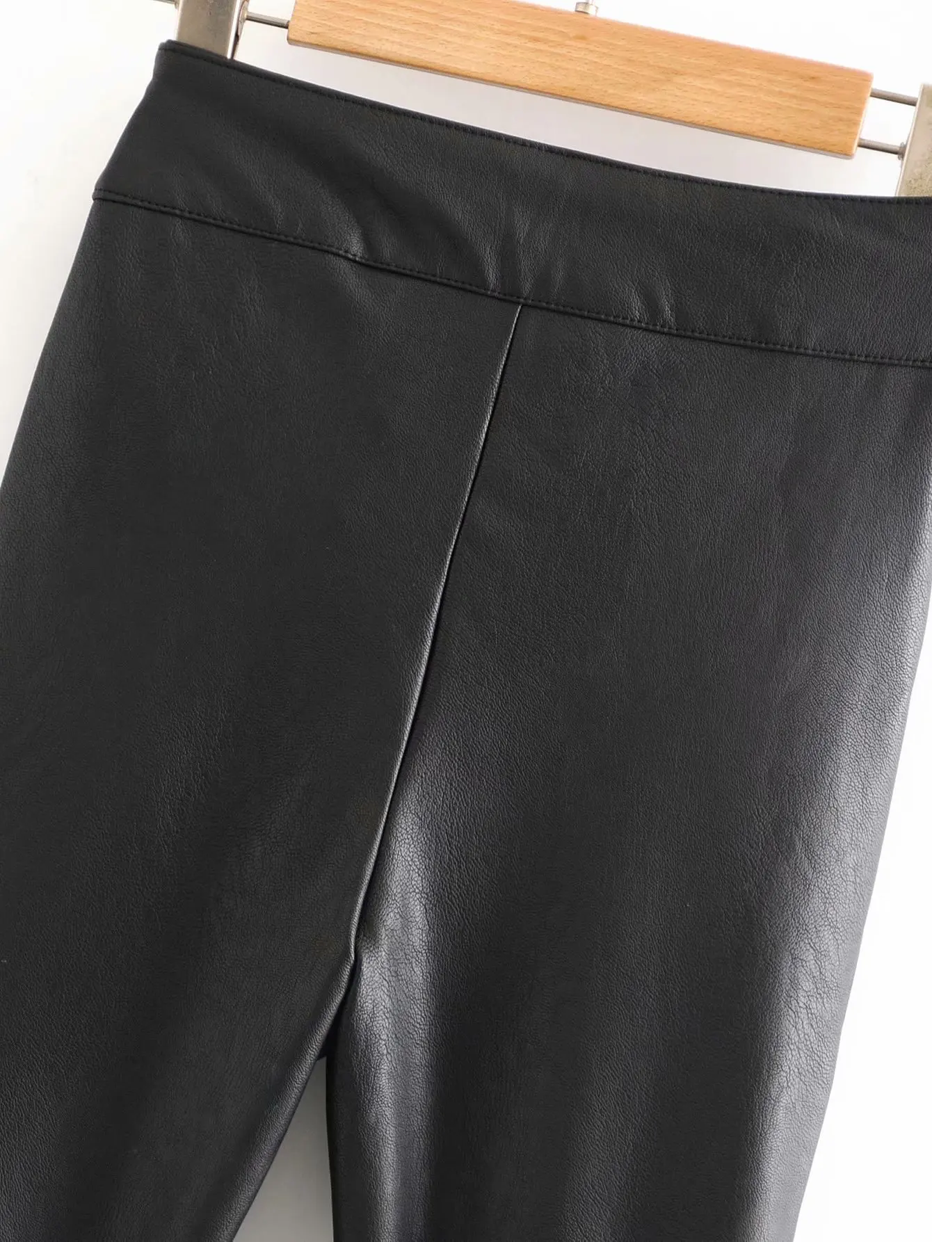 Зимние обтягивающие брюки черные узкие брюки из искусственной кожи мото байкерские брюки на молнии уличного размера плюс xxs-xl