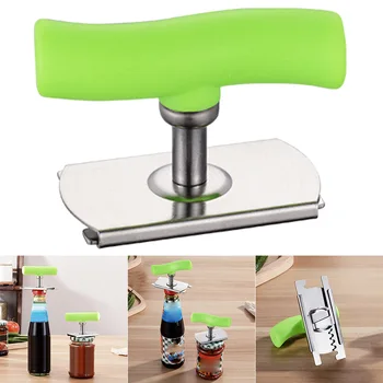 

Stainless Steel Lid Opener Adjustable Can Opener Twist Off Jar Bottle Lid Remover Tool