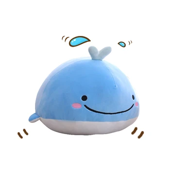 

25-55cm cute cute soft whale dolphin shark large pillow cloth doll plush toy