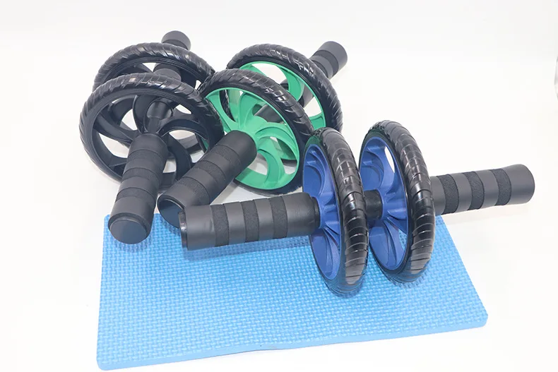 14.5cm Anti-skid Multi-functional AB Wheel Double-wheel Abdominal Muscle Wheel Silent AB Wheel Household Fitness Equipment