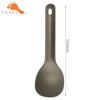 TOAKS  New Titanium Spoon 125mm Length Camping Spoon Outdoor Tableware Short Handle Titanium Spoon ► Photo 2/6
