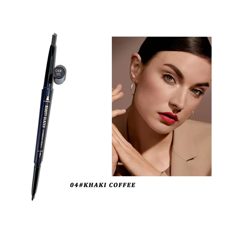 khaki coffee Красота глазурованный цвет ful Шарм цвет тени для век лоток матовое стекло с перламутровым эффектом тени для век Палитра водостойкая косметика TSLM1 - Цвет: khaki coffee