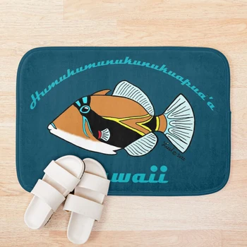 

Humuhumu Hawaii Bath Mat Mat Decoration Home Carpets Cartoon Rug Bedroom Floor Mats Bath Plush Rugs Doormat NEW