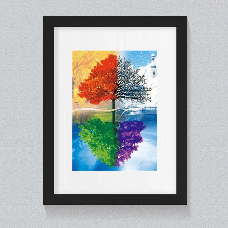 

Tree Starry Night New Year Child'S Gift Resin 5D Full Diamond Painting Embroidery Cross Stitch Partial Drill DIY Home Decortions