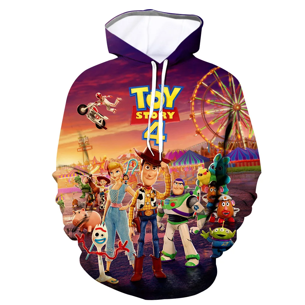 Movie Toy Story 4 Толстовка для мужчин/женщин мультфильм форки Костюмы 3d печати толстовки кофты повседневное Harajuku стиль спортивный свитер