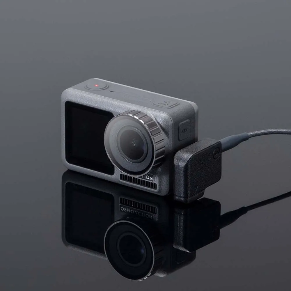 Двойной кабель Переходник USB C на 3 5 мм для микрофонного адаптера DJI OSMO Action 4K Камера