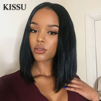 

Peruvian Straight Wig 13x4 Lace Frontal Human Bob Wigs With Lace Already Made Human Hair Wigs Peruvian Hair Wig For Black Women