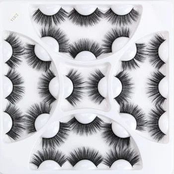 

MAGEFY 13 Pairs 3D Mink Hair False Eyelashes Handmade Natural Thick Long Eye Lashes Wispy Makeup Extension Tools Maquiagem