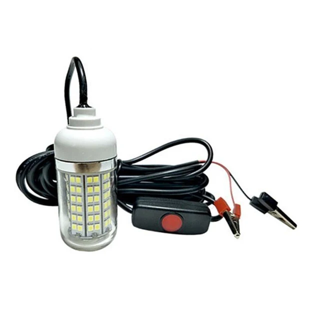 Detective Fishwaterproof 12v Led Underwater Fishing Light - Ip68 Abs Lure  Finder