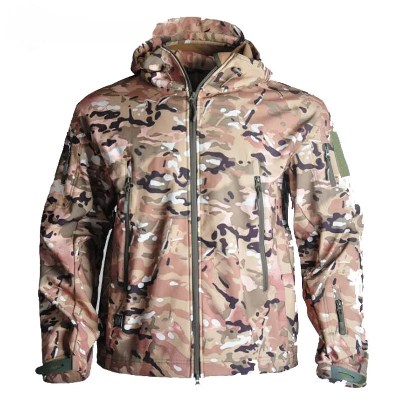 TAD Tactic Sharkskin DINTEX флисовая куртка охотничья одежда водонепроницаемая походная спортивная куртка ветрозащитная верхняя одежда - Цвет: 05 CP