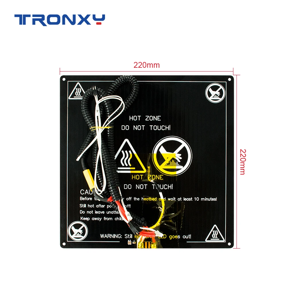Детали для 3D принтера Tronxy 12/24 В комплект сделай сам 220*220 мм/255*255 мм/330*330 мм