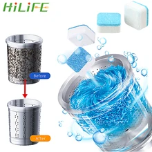 HILIFE 10/20 Tab Washing Machine Cleaner Cleaning Detergent Effervescent Tablet Cleanser Effervescent Tablet Washer Cleaner 1 4 tab washing machine cleaner washer cleaning detergent effervescent tablet cleaner washing machine home cleaning tools