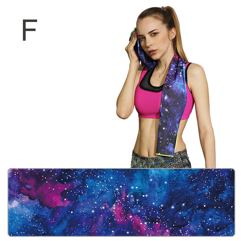 Cold Dry Cooling Sports Towel Printed Quick Dry Strong Absorbent Sweat Towel Golf Towel For Fitness Microvezel Handdoek Haar